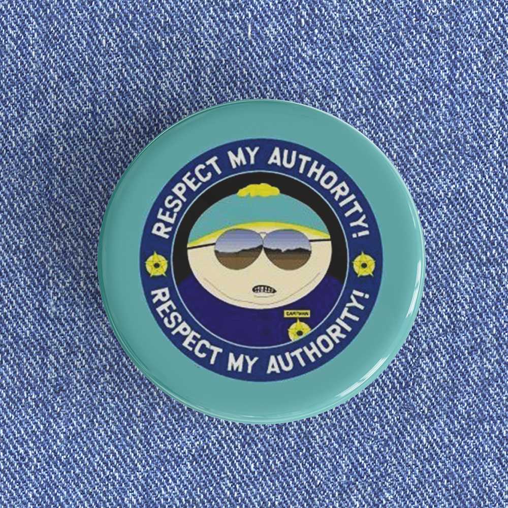 Respect My Authority Badge_Magnet Respect My Authority Badge_Magnet