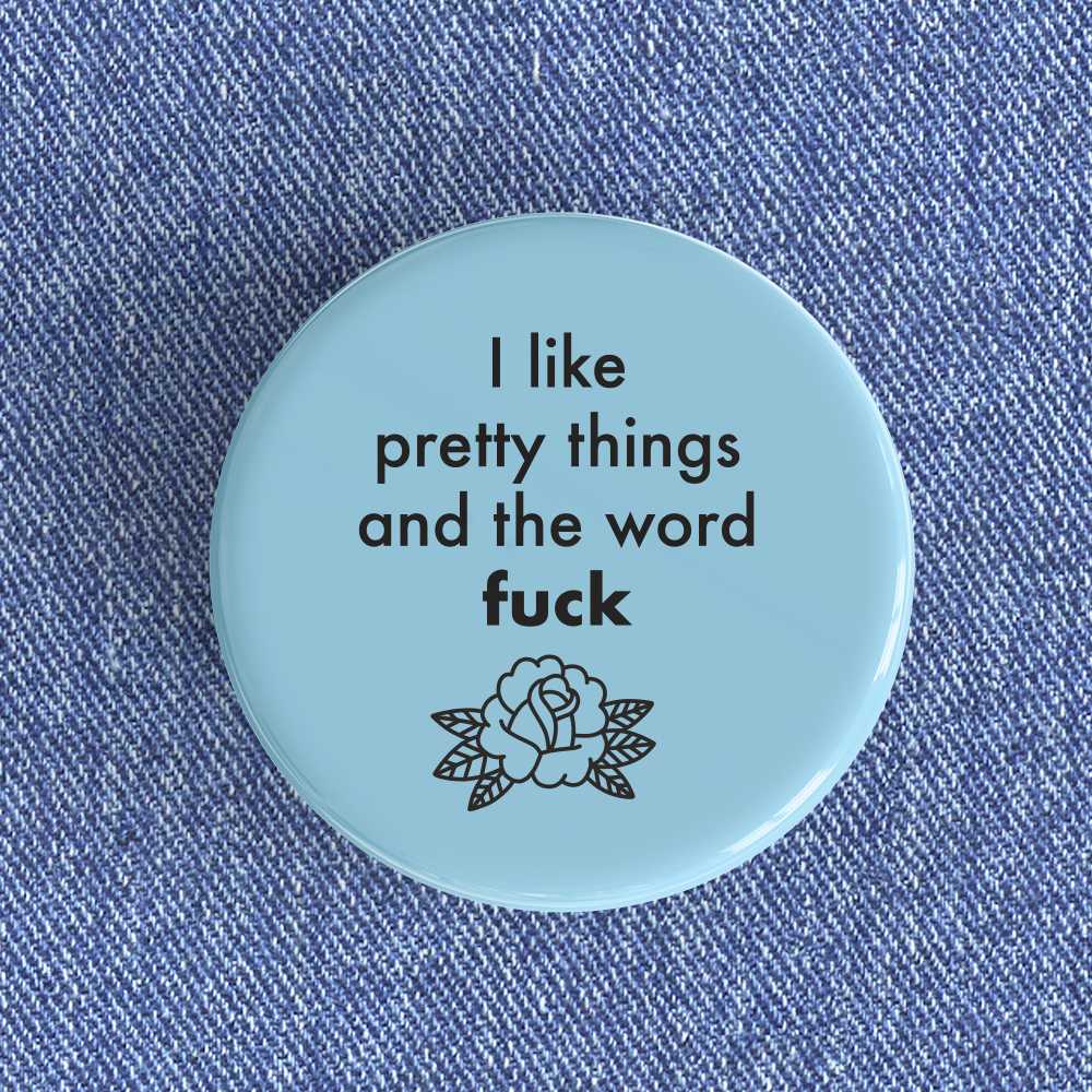 The Word Fuck Badge/Magnet The Word Fuck Badge/Magnet