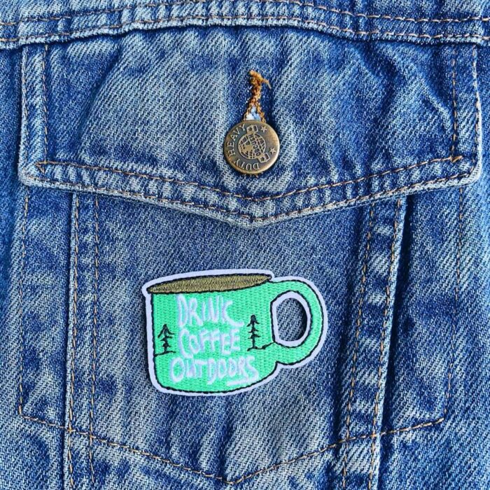 Drink Coffee Outdoors Patch