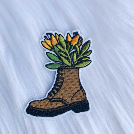 Flower Boot Patch
