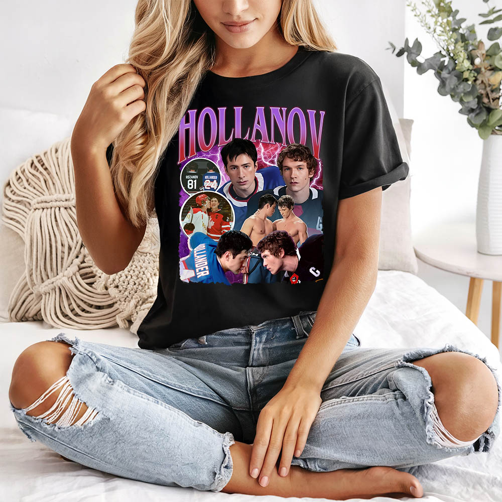 heated 5 Hollanov Bootleg Tshirt (Purple) - Image 1