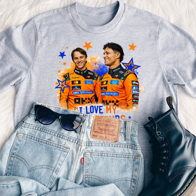 mclaren boyfriends Mclaren Boyfriends T-Shirt - Image 1