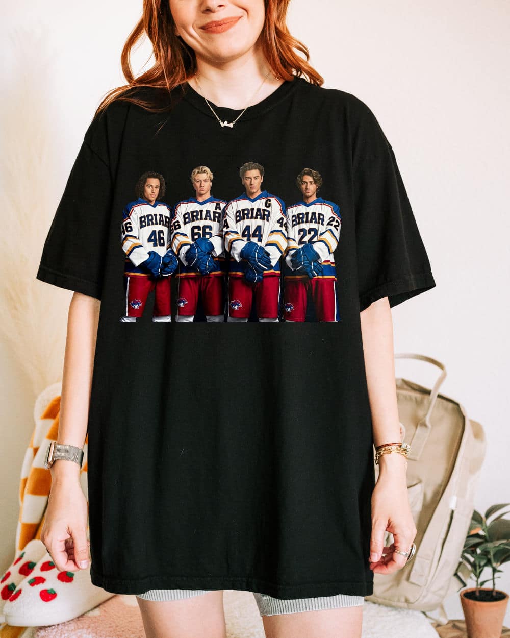 briar 1 Briar Hockey Players T-shirt - Image 1