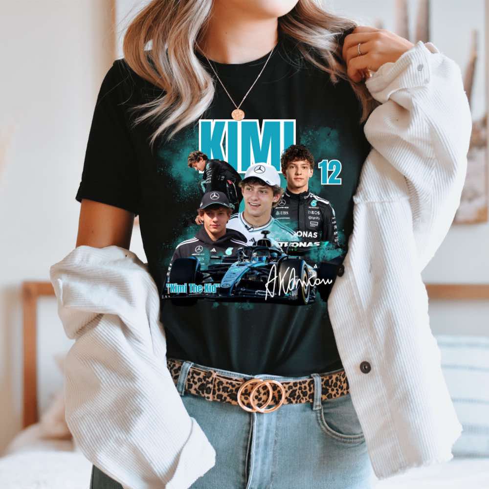 kimi 1 Kimi Antonelli Bootleg T-Shirt (Signature) - Image 1