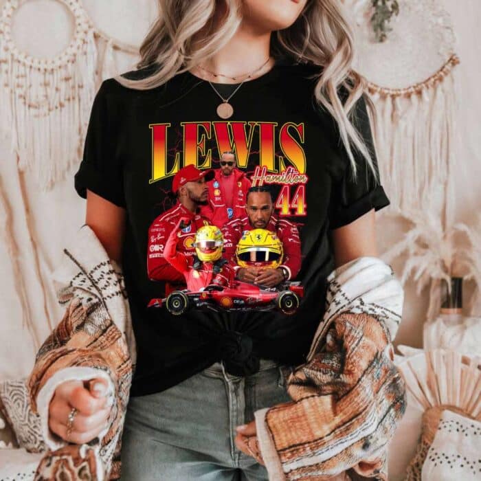 Lewis Hamilton Bootleg T-Shirt - Image 2
